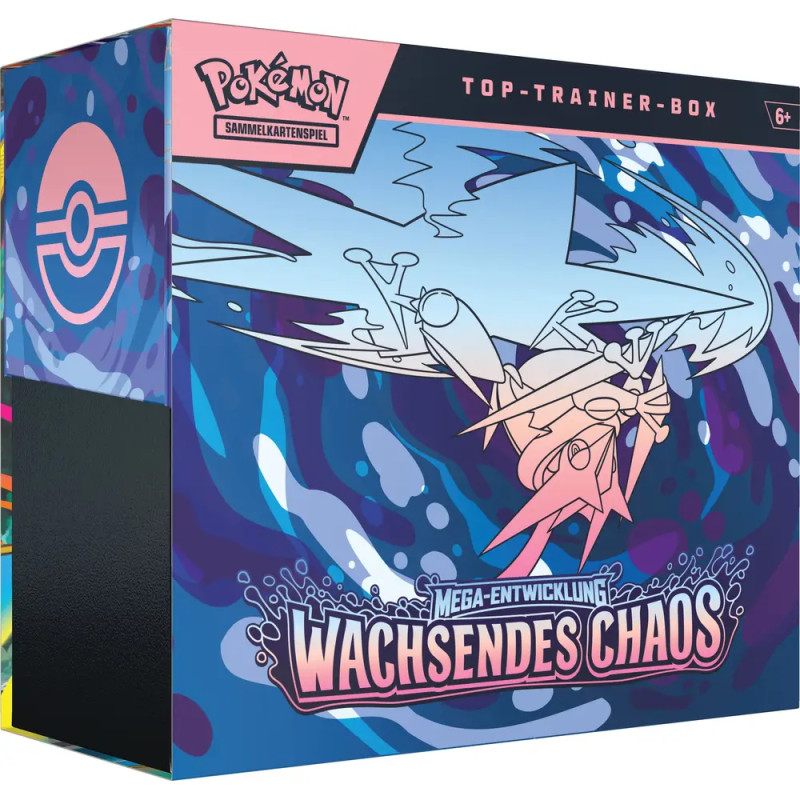 Pokémon-Sammelkartenspiel: Top-Trainer-Box Mega-Entwicklung - Wachsendes Chaos