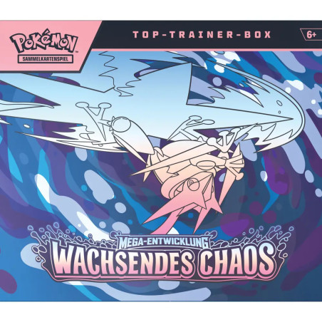 Pokémon-Sammelkartenspiel: Top-Trainer-Box Mega-Entwicklung - Wachsendes Chaos