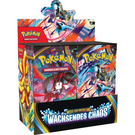 Pokémon-Sammelkartenspiel: Boosterpack Mega-Entwicklung - Wachsendes Chaos