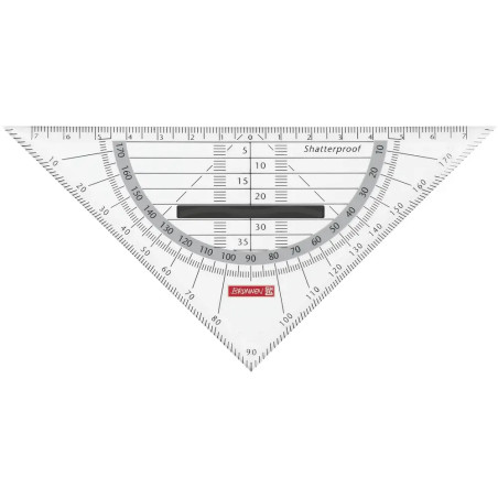 BRUNNEN 104975990  Geometrie-Dreieck bruchsicher  Colour Code  onyx