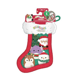 Weihnachts Plüsch-Socke inkl. 4 Micromallows