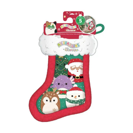 Weihnachts Plüsch-Socke inkl. 4 Micromallows