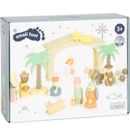 Spielset Holzkrippe Weihnachtsgeschichte
