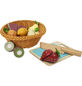 Spielmaus Küche Früchtekorb mit Zubehör