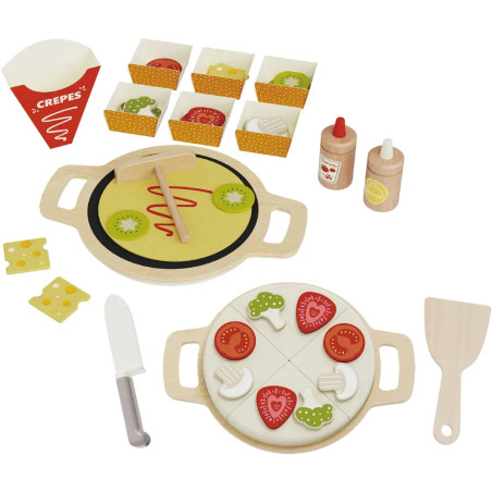Spielmaus Küche 2 in 1 Crepe   Pizza - Set