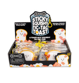 Tic Tac Toast Sticky Squish, klebriges Squishy Anti-Stress Spielzeug
