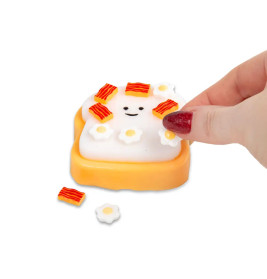Tic Tac Toast Sticky Squish, klebriges Squishy Anti-Stress Spielzeug