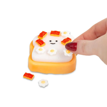 Tic Tac Toast Sticky Squish, klebriges Squishy Anti-Stress Spielzeug