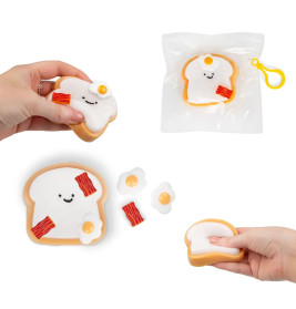 Tic Tac Toast Sticky Squish, klebriges Squishy Anti-Stress Spielzeug