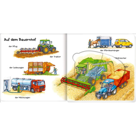 Löschen, baggern, pflügen: Mein Fahrzeuge-Klappenbuch
