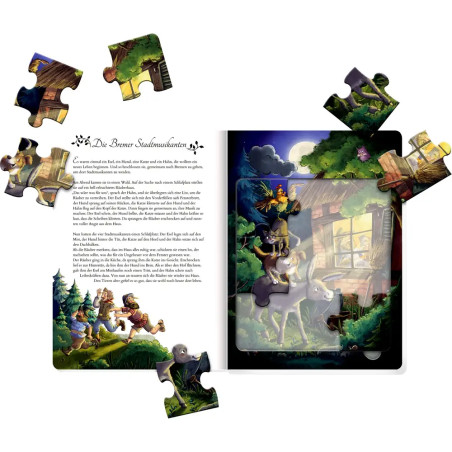 Mein erstes Märchen-Puzzlebuch - Buch mit 4 Puzzles