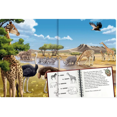Mein riesengroßes WimmelSuchBuch: Tiere in aller Welt - Über 40 x Tiere suchen und entdecken