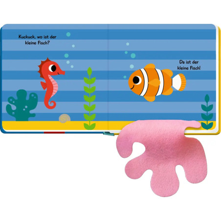 Mein Filz-Fühlbuch: Kuckuck, kleiner Fisch!