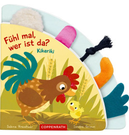 Fühl mal, wer ist da? Kikeriki - Mein erstes Fühl-Registerbuch