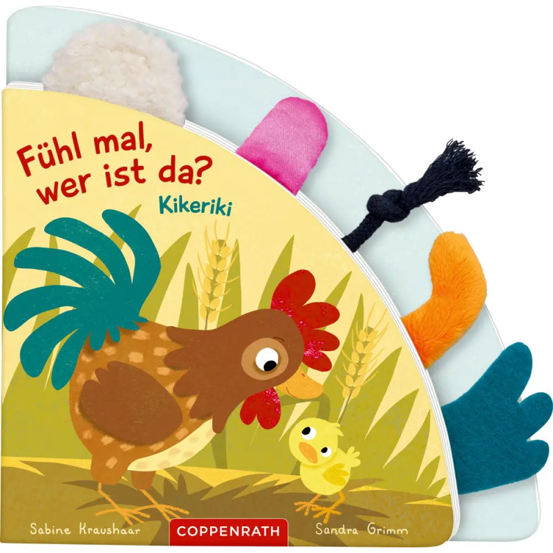 Fühl mal, wer ist da? Kikeriki - Mein erstes Fühl-Registerbuch