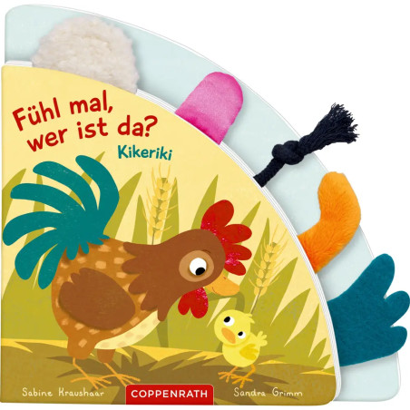 Fühl mal, wer ist da? Kikeriki - Mein erstes Fühl-Registerbuch