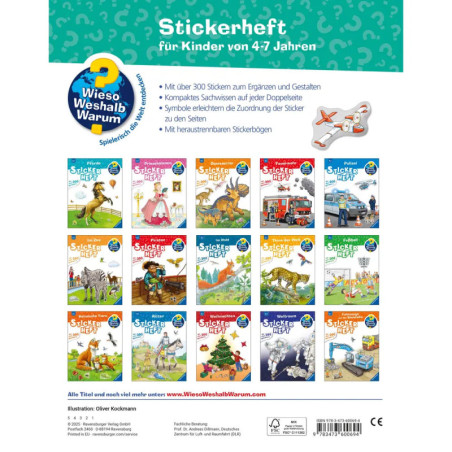 Flugzeuge Stickerheft