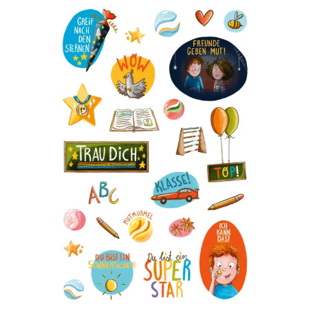Mutmach-Sticker