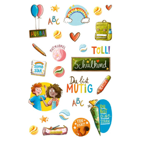 Mutmach-Sticker