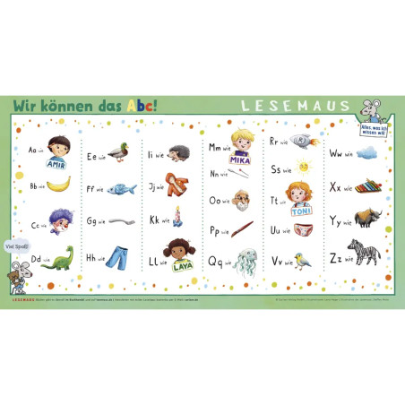 LESEMAUS 125: Wir können das! Die Buchstaben von A bis Z