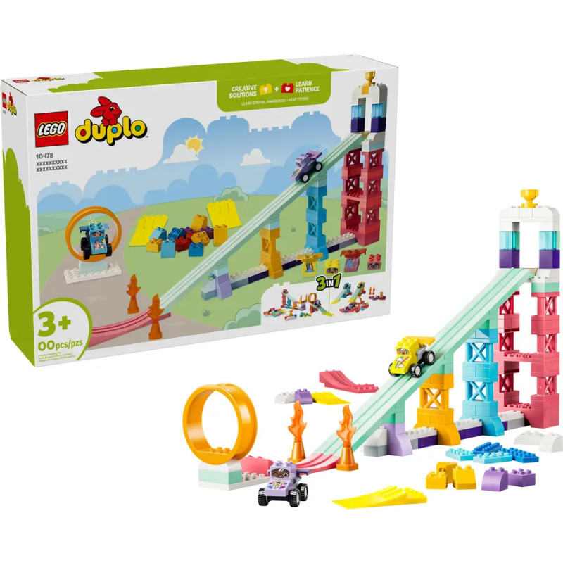 LEGO® DUPLO 10478 Kreative Sprungschanzen mit kleinen Flitzern 3-in-1-Set