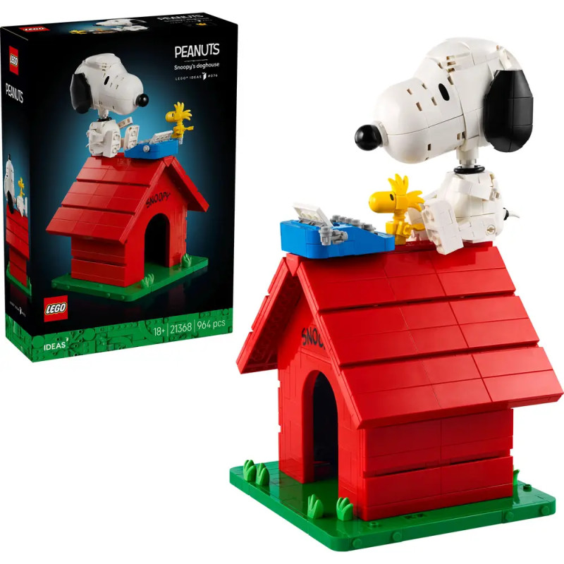 LEGO® Ideas 21368 Peanuts: Snoopys Hundehütte