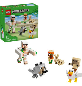 LEGO® Minecraft™ 21592 Angriff des Hühnerreiters in der Wüste