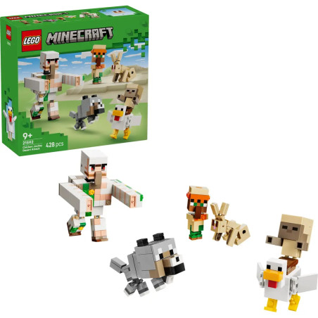 LEGO® Minecraft™ 21592 Angriff des Hühnerreiters in der Wüste