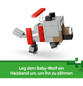 LEGO® Minecraft™ 21592 Angriff des Hühnerreiters in der Wüste