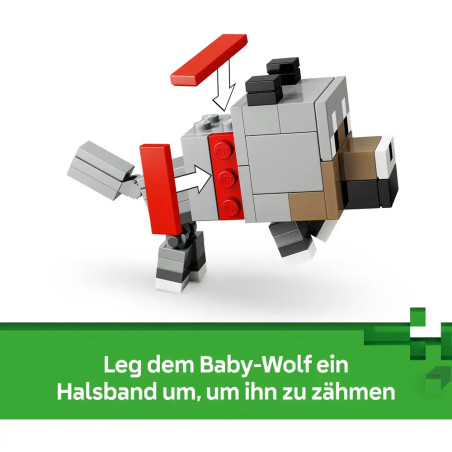LEGO® Minecraft™ 21592 Angriff des Hühnerreiters in der Wüste