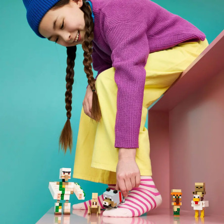 LEGO® Minecraft™ 21592 Angriff des Hühnerreiters in der Wüste