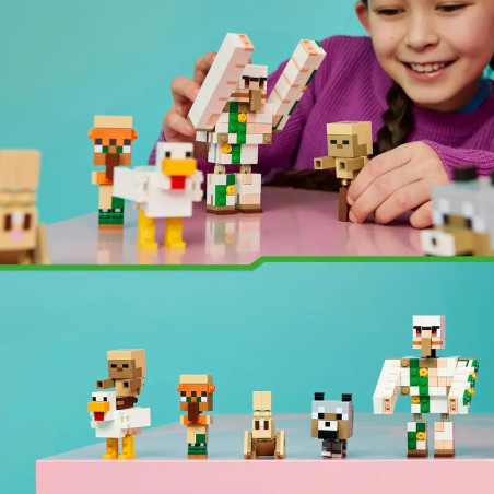 LEGO® Minecraft™ 21592 Angriff des Hühnerreiters in der Wüste