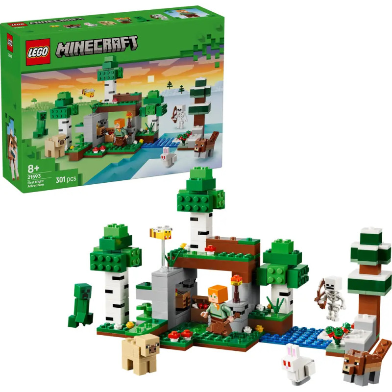 LEGO® Minecraft™ 21593 Erstes Abenteuer in der Nacht