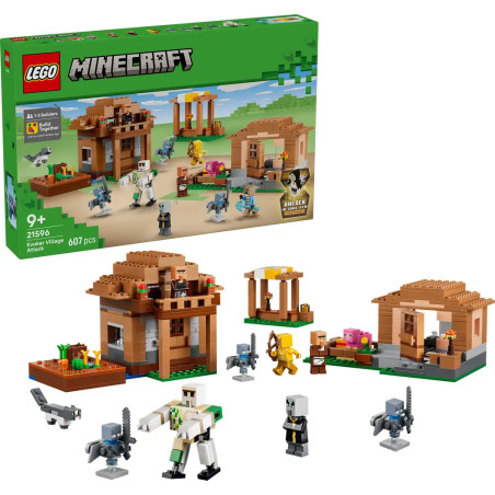 LEGO® Minecraft™ 21596 Angriff des Magiers auf das Dorf