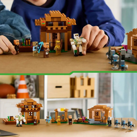 LEGO® Minecraft™ 21596 Angriff des Magiers auf das Dorf