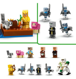 LEGO® Minecraft™ 21596 Angriff des Magiers auf das Dorf
