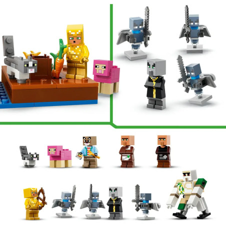 LEGO® Minecraft™ 21596 Angriff des Magiers auf das Dorf