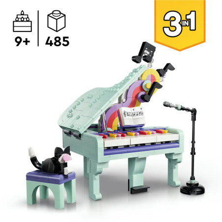 LEGO® Creator 31392 Deko-Klavier mit Katze
