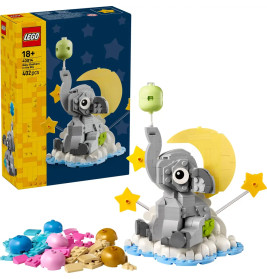 LEGO® Iconic 40814 Schwebender Baby-Elefant