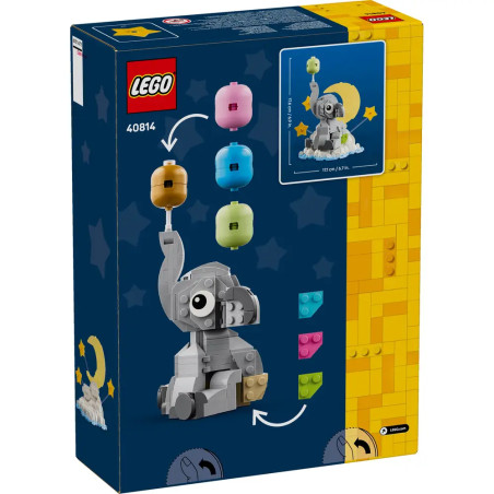 LEGO® Iconic 40814 Schwebender Baby-Elefant