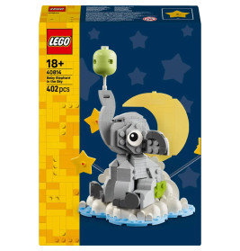 LEGO® Iconic 40814 Schwebender Baby-Elefant