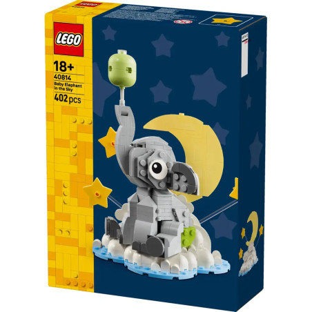 LEGO® Iconic 40814 Schwebender Baby-Elefant