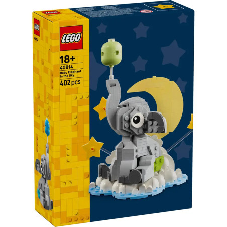 LEGO® Iconic 40814 Schwebender Baby-Elefant