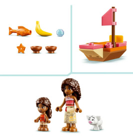 LEGO® Disney Prinzessin 43282 Vaianas Hütte und Boot