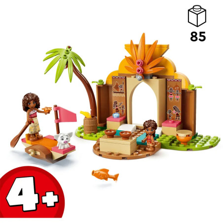 LEGO® Disney Prinzessin 43282 Vaianas Hütte und Boot