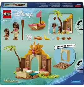 LEGO® Disney Prinzessin 43282 Vaianas Hütte und Boot