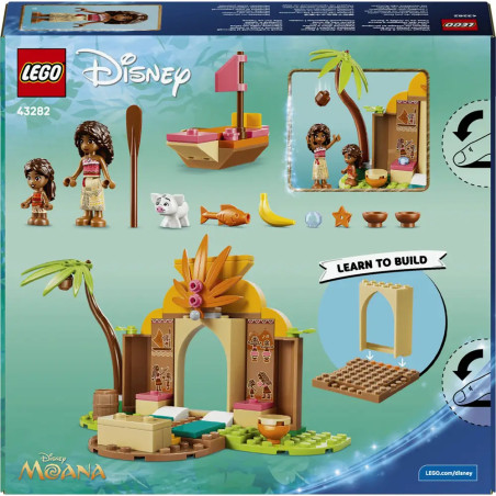 LEGO® Disney Prinzessin 43282 Vaianas Hütte und Boot