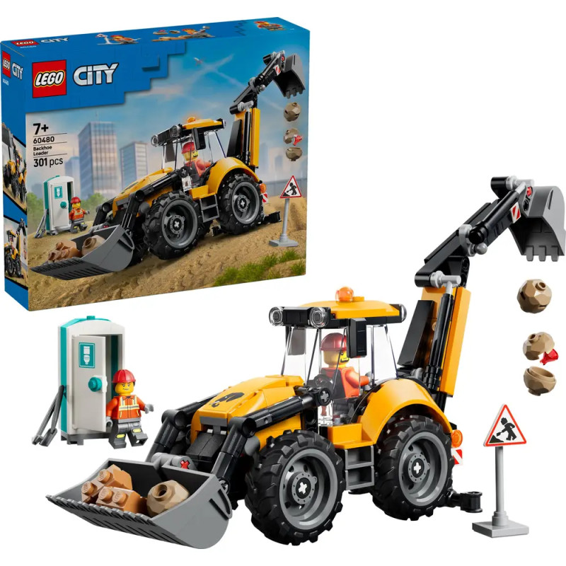 LEGO® City 60480 Gelber Baggerlader