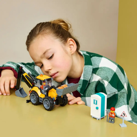 LEGO® City 60480 Gelber Baggerlader