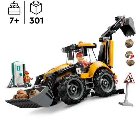 LEGO® City 60480 Gelber Baggerlader